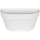 Elho Loft urban pot de fleur mural - ø40 cm - blanc