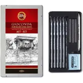 Taidepiste Gioconda Set for Sketching Coffret crayons d'artiste 11 pièces