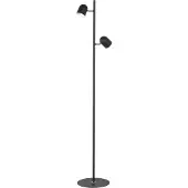 Highlight Lampadaire Ovale noir 2 lumières