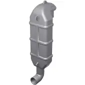 VETUS Lt50 Exhaust System Swan Neck Muffler Gris 50 mm