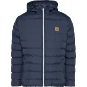 Urban Classics Veste d’hiver 'BASIC BUBBLE' bleu marine / blanc