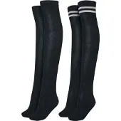 Urban Classics Chaussettes montantes gris / noir