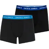 Jack & Jones Boxers 'Rich' bleu roi / noir / blanc