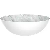 Zak! designs Saladier Osmose 27 cm - Marbre / Blanc