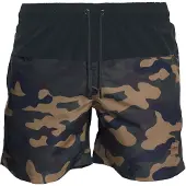Urban Classics Shorts de bain marron / noisette / olive / noir