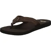 Quiksilver Carver Suede Flip Flops Noir EU 46 Homme