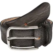 Vanzetti Ceinture brun foncé / argent