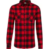 Urban Classics Chemise rouge / rouge foncé / noir