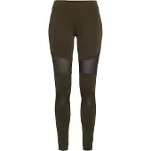 Urban Classics Leggings 'Tech Mech' olive