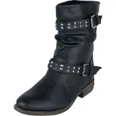 Brandit Bottes de - Bottes De Motard Femme - EU36 - EU42 - pour Femme - noir - Taille EU 38