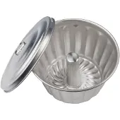 Patisse : Moule en forme de bain-marie, couleur argent