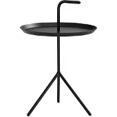 HAY DLM Portable Table d'Appoint Black | Ø 48 cm x H 65 cm
