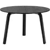HAY Bella Table Basse Black Oak | Ø 60 cm x H 39 cm