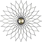 Vitra Sunflower Horloge Murale Black