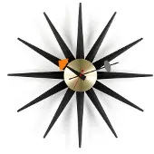 Vitra Sunburst Horloge Murale Black