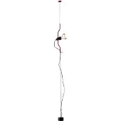 Flos Suspension , dimmable, Rouge, Salon / séjour, Plastique, Design