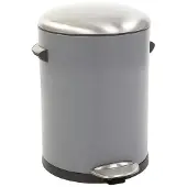 EKO Poubelle à Pédale EKO Belle Deluxe Step Bin 3L Grey