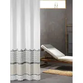 Sealskin Rideau de Douche Sealskin Marrakech Argent