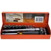 Skandia Jeu de clés à douille 1/4'' 14 pièces