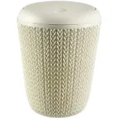 Curver Poubelle 6L Couteau 7L /Crème
