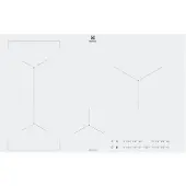 Electrolux Eiv83443bw Induction Hob 80 Cm 4 Burners Argenté