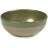 Serax Surface Bol M, Grey / Camo Green, hauteur : 45 mm, ø : 110 mm