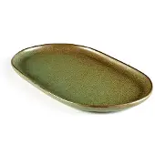 Serax Assiette à Petit déjeuner Serax Surface Tableware By Sergio Herman Camo Green S 25 x 15 cm