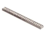 Schuil 8624, règle pliante en plastique blanc, 1 m