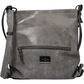 Tom Tailor Sac à bandoulière 'Elin' gris / argent