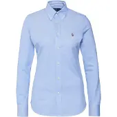 Ralph Lauren Chemisier 'Heidi' bleu clair / marron / rouge / blanc