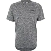 Under Armour T-Shirt fonctionnel 'Tech 2.0' gris chiné / noir