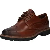 Clarks Chaussures Homme Batcombe Wing Brogue Dark Tan Leather