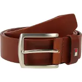 Tommy Hilfiger Ceinture 'New Denton' bleu marine / marron / or / rouge