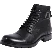 Jack & Jones Bottines à lacets 'Albany' noir