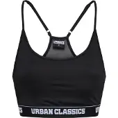Urban Classics Soutien-gorge noir / blanc