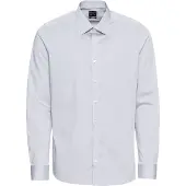 Olymp Chemise Coupe Cintrée Gris