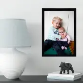 Yoursurprise Cadre photo en verre - Noir - 21x30 cm