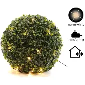 Lumineo Filet lumineux buxus LED 80 cm blanc chaud