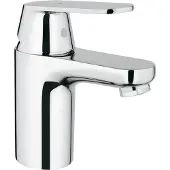 GROHE Eurosmart Cosmopolitan Mitigeur monocommandé pour lavabo, S-Size, saillie 92mm, sans garniture de vidage, EcoMode, 2337600E
