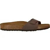 Birkenstock - Mules en matière synthétique - Madrid Birkibuc Narrow Mocha - Taille 39 - Marron
