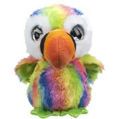 LUMO Stars Câlin - Perroquet Lenni, 24 cm