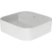 Plieger Fresno Construction Waschbecken - mit Tap -Loch - 42 cm x 42 cm - Matt Weiss (0271027) (420 mm, 420 mm)