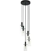 Eglo Suspension MONTEFINO 5 ampoules noir