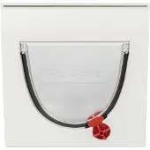 Petsafe Chatière classique Staywell - Blanc - sans extension de tunnel