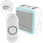 Honeywell Home Sonnette sans fil avec veilleuse et bouton poussoir - DC515NP2