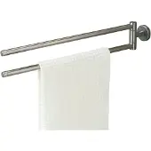Tiger Porte-Essuie-Mains Tiger Boston Acier Inoxydable Brossé 2 Bras