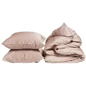 Yumeko - Parure de lit - Satin De Coton - 240x220 - Rose
