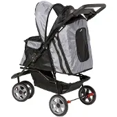 Innopet Buggy All Terrain, noir / argent (Chat, Chien, Pliable)