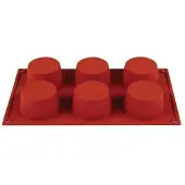 Vogue Plaque 6 muffins en silicone Pavoni Formaflex