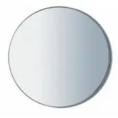 SWALLOW Royal Plaza Merlot miroir 40x40cm sans éclairage rond Verre Argent ROND 40